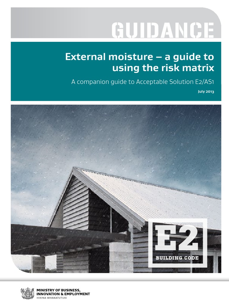 Guidance: External Moisture - A Guide To Using The Risk Matrix | PDF ...
