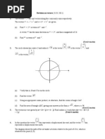 Math IB Revision Vectors SL