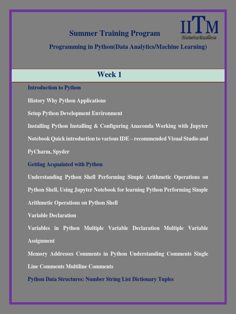 Python Syllabus | PDF | Python (Programming Language) | Databases
