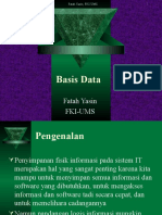 Basis Data: Fatah Yasin Fki-Ums