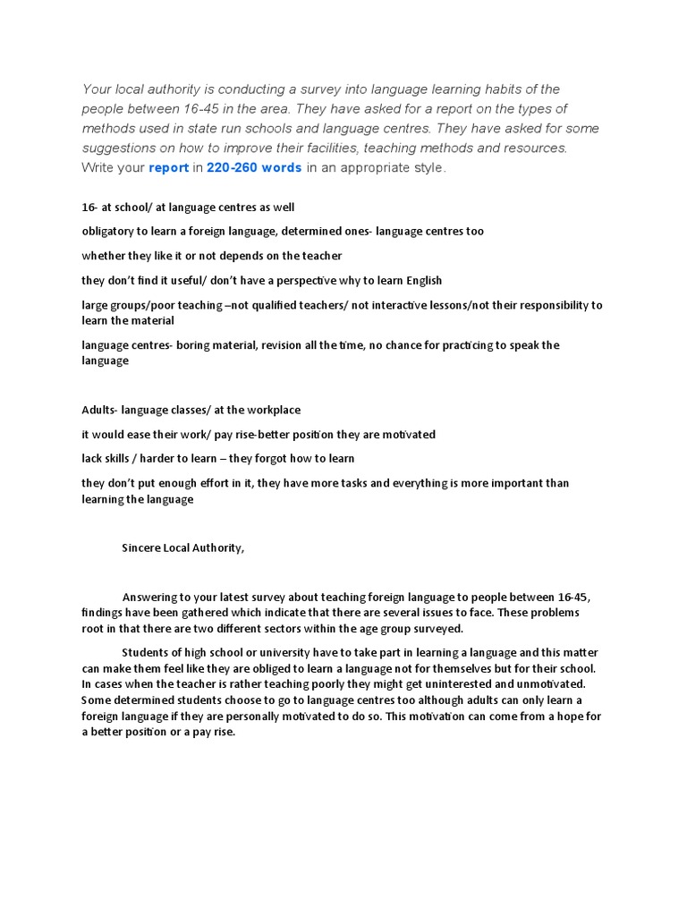 Language Learning Survey Insights 16-45 | PDF