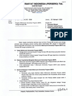 Surat B 299 Motorcycle Ownership Program (MOP) Bagi Pemasar BRI