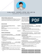 Curriculum Vitae Valian Janelven Wijaya