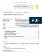 Hyperthermia Role and Risk Factor for Cancer Treatmen