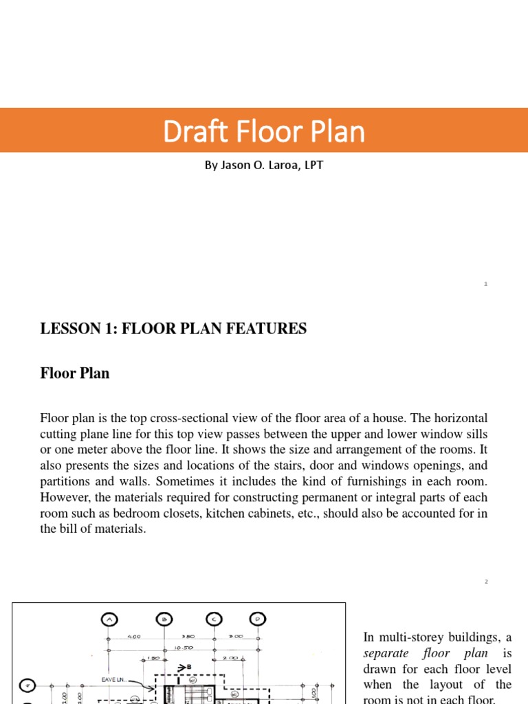 Quarter 2 Lesson 1 - Floor Plan Features | PDF | Room | Kitchen