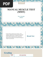 Hip Flexion MMT Grading Guide | PDF