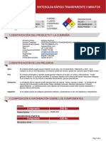 Ficha de Seguridad Sintesolda Sintetico