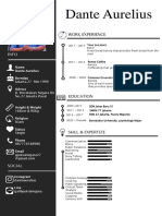 Dante Aurelius CV