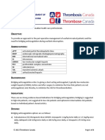 Warfarin Perioperative Management