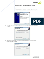 LR2000 OPOS Driver Installation