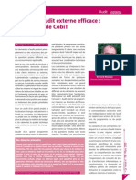 Mener Un Audit Externe Efficace: Les Apports de Cobit