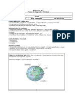 Prueba de Diagnóstico 5º Básico