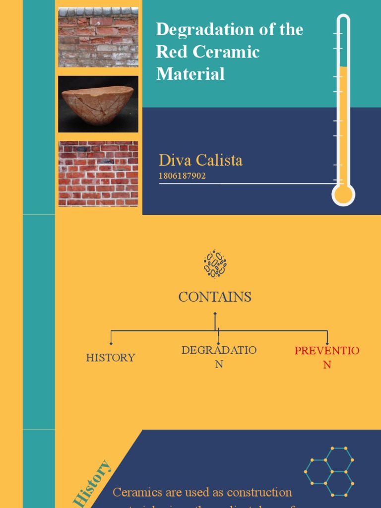Degradation of Red Ceramic PDF Weathering Ceramics