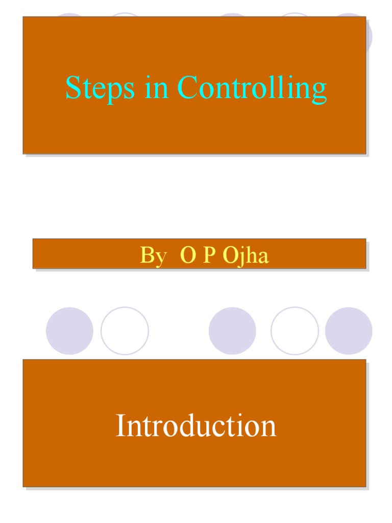 Steps in Management Control Process | PDF | Revenue | Economies