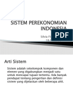 Sistem Perekonomian Indonesia Silvia Firma a.t