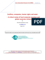 Psiru Conflicts Human Rights and Water