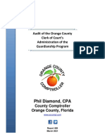 Audit of The Orange County Clerk of Court's Administration of The Guardianship Program