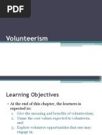 NSTP 2 - Lesson 1 - Volunteerism