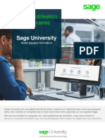 Sage de Connexion Sage University Votre Espace Formation Sage University Est