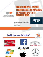 Protecting Well-Known Trademarks and Measures To Prevent Bad Faith Registrations