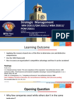 Organizational Analysis Using VRIO Framework