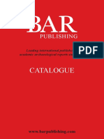 Leading publisher of archaeological reports since 1974