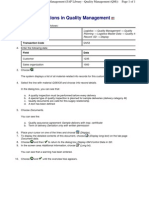 Control Functions in QM