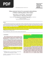 Odour Emission Factors For Assessment and Prediction