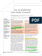 Rigour in Qualitative Case-Study Research