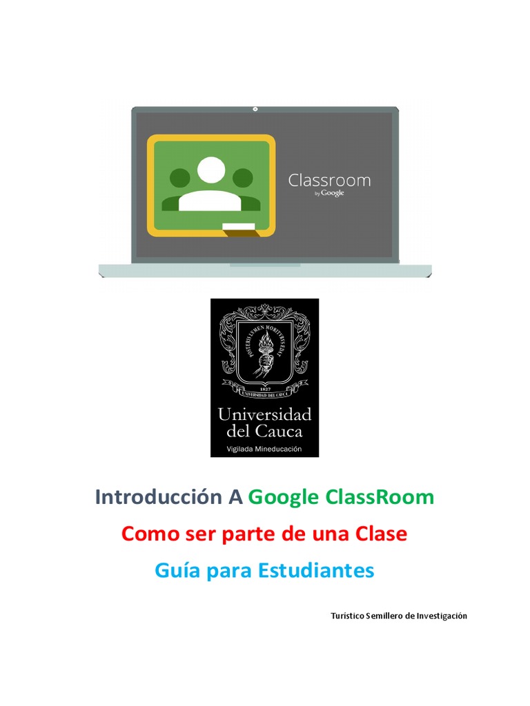Guia para Estudiantes Google ClassRoom C | PDF | Software | Informática