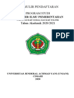 Cover Formulir Pendaftaran 2020