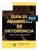 Guía de Anamnesis para Sus Pacientes - CLASE 1