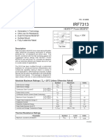 Generation V Technology Ultra Low On-Resistance Dual N-Channel MOSFET Surface Mount Fully Avalanche Rated