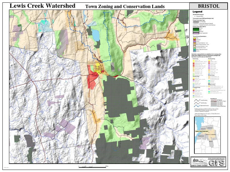 Bristol Town Zoning and Conserved Lands Map PDF