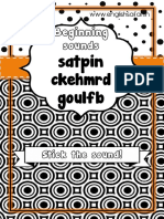 Beginning Sounds: Satpin Ckehmrd Goulfb