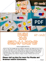 Sight Words: 60 Cards!