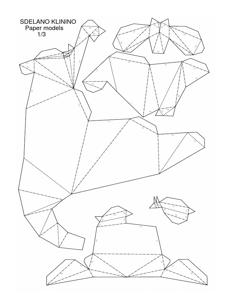 SDELANO KLININO Paper Models Collection | PDF | Nature