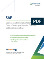 Syntax SAP On AWS Cloud Teknowlogy Whitepaper