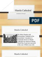 The Manila Cathedral: Presentation of Group II
