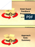Hotel Guest Feedback Programme - Concept Note