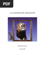 (Articulo) La Autoestima Del Adolescente
