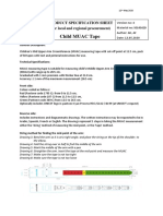 Specification for Child MUAC Tape Quality Checks