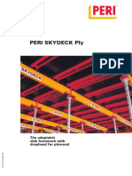 Peri Skydeck Ply: The Adaptable Slab Formwork With Drophead For Plywood