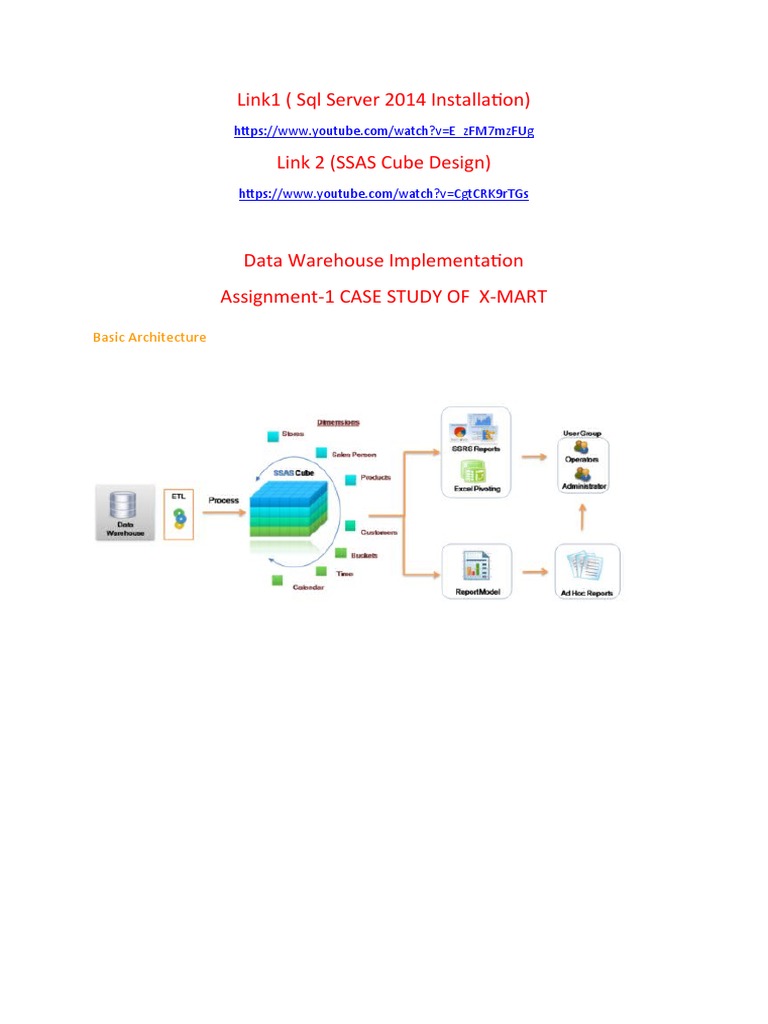X-Mart Data Warehouse Case Study | PDF | Data Warehouse | Microsoft Sql ...