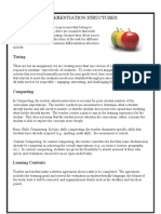 differentiation structures