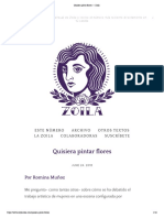 Pintar flores: análisis del trabajo artístico de mujeres en Ecuador