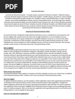 RunningFile - AscensionWI - MinistryHealth - Plain Language Summary