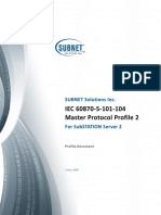 IEC 60870-5-101-104 Master Protocol Profile 2