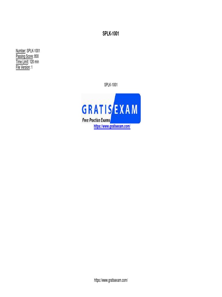 SPLK-1003 Fragenpool