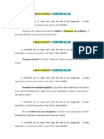 LINGUAGEM E COMUNICAÇÃO-actividades de Escrita